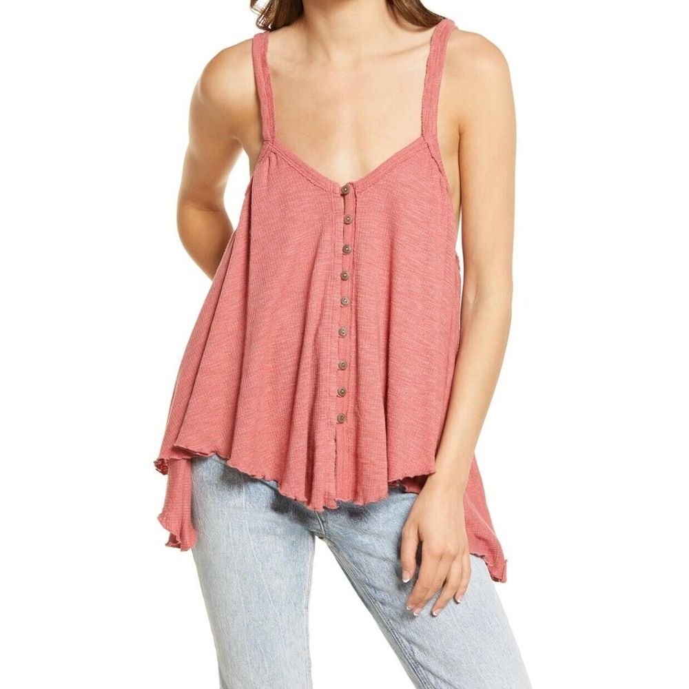 Free People We the Free Dream Weaver Tank Rosette Size M